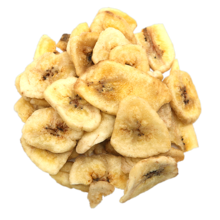 szárított cukrozott banán chips